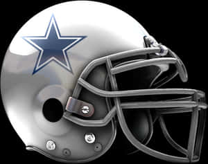 Dallas Cowboys Helmet Design PNG image with transparent background