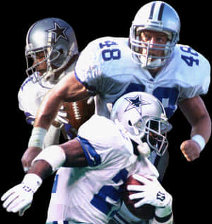 Dallas Cowboys Legends Collage PNG image with transparent background