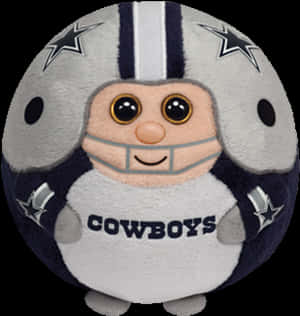Dallas Cowboys Plush Toy Football Helmet PNG image with transparent background