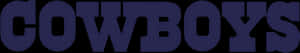 Dallas Cowboys Text Logo PNG image with transparent background