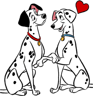 Dalmatian Dog Perdita The 101 Dalmatians Musical Cruella - 101 Dalmatians Pongo And Perdita, HD Png Download PNG image with transparent background