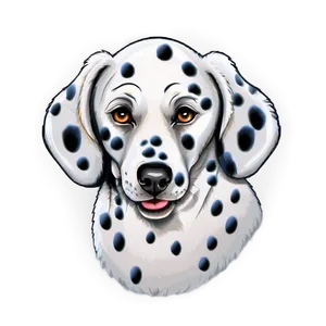 Dalmatian Spots B PNG Image