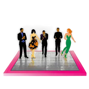 Dance Floor With People Png Isw PNG Image