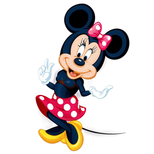 Dancing Minnie Mouse Clipart PNG 05032024 PNG image with transparent background
