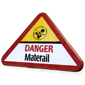 Danger Corrosive Material Png 06112024 PNG Image