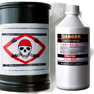 Danger Corrosive Material Png Oep5 PNG Image