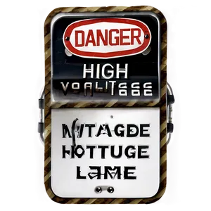 Danger High Voltage Png Taf PNG Image