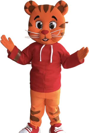 Daniel Tiger Costume Character PNG Image