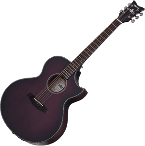 Dark Acoustic Guitar PNG