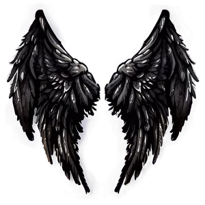 Dark Angel Wings Clipart Png 06232024 PNG Image