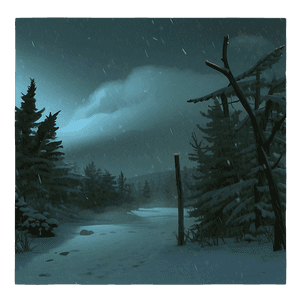 Dark Blizzard Night PNG yfq41 PNG with transparent background