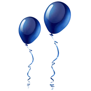 Dark Blue Balloons Png 82 PNG Image