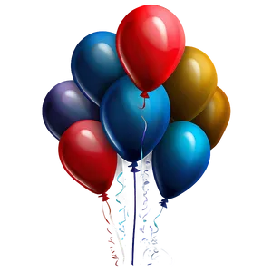 Dark Blue Balloons Png Bkq68 PNG Image