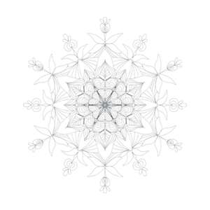 Dark_ Blue_ Mandala_ Pattern PNG Image