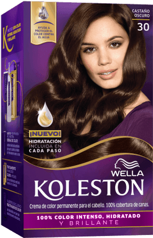Permanent Hair Color Cream Dark Brown - Chocolate Brown Koleston Hair Color, HD Png Download PNG