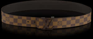 Dark Brown Louis Vuitton Belt, HD Png Download PNG image with transparent background