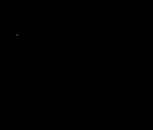 Dark Canvas Solitary Star PNG image with transparent background