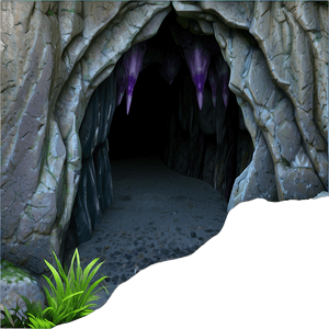 Dark Cave Entrance PNG tuo PNG