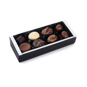 Dark Chocolate Assortment Box Png 06212024 PNG Image