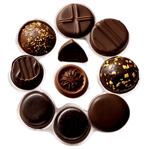 Dark Chocolate Assortment Box PNG gnf PNG