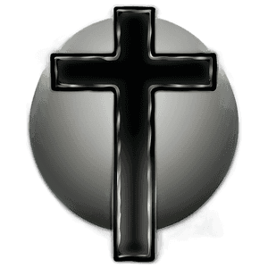 Dark Cross Icon PNG lqy22 PNG image with transparent background