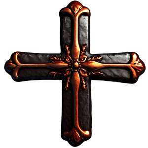 Dark Cross Icon PNG tjd PNG image with transparent background
