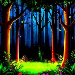 Dark Enchanted Forest Png Xcb23 PNG Image