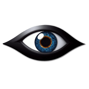 Dark Evil Eye PNG qwr9 PNG image with transparent background