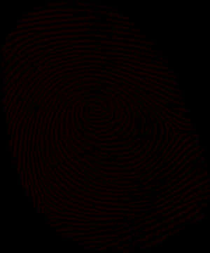 Dark Fingerprint Pattern PNG image with transparent background