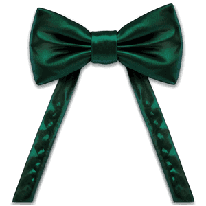 Dark Green Bow Tie PNG 05252024 PNG