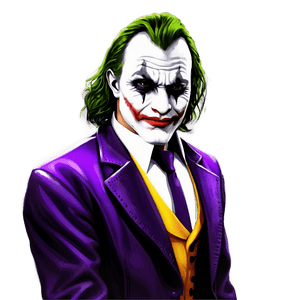 Dark Joker Artwork PNG 05212024 PNG image with transparent background