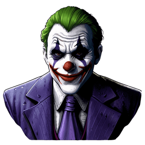 Dark Joker Artwork PNG hmx52 PNG image with transparent background