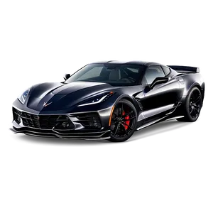 Dark Knight Corvette C8 Png 80 PNG Image