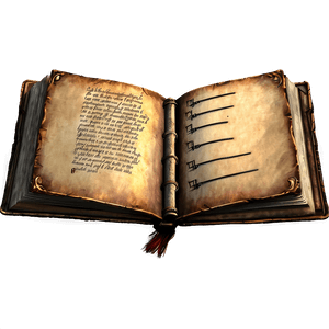 Dark Magic Spellbook PNG eeo PNG image with transparent background