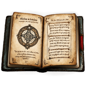 Dark Magic Spellbook PNG jfm PNG image with transparent background