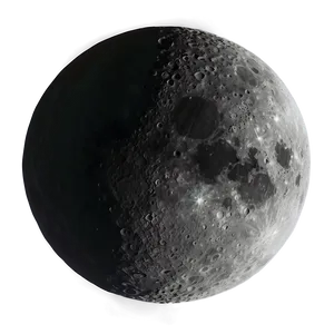 Dark Moon In Space Png Spv PNG Image