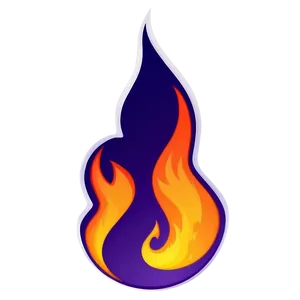 Dark Purple Fire Png Fwm PNG Image