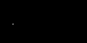 Dark Screenwith Single White Cursor PNG image with transparent background