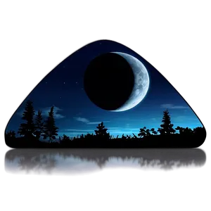 Dark Side Moonlight Reflection Png 06252024 PNG Image