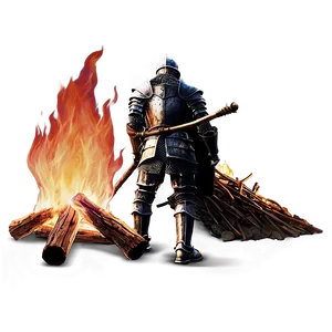 Dark Souls Bonfire Graphic Png Bte74 PNG Image