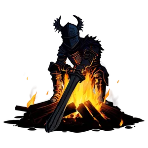 Dark Souls Bonfire Illustration Png 43 PNG Image