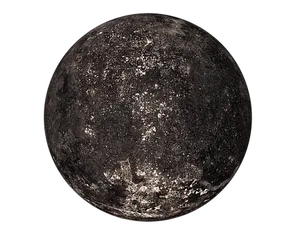Dark Textured Celestial Body PNG Image