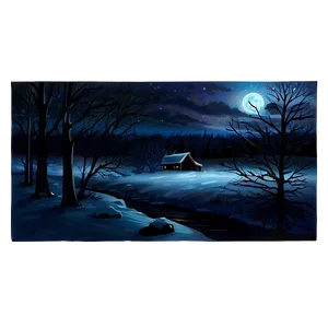 Dark Winter Night Png Sar72 PNG Image