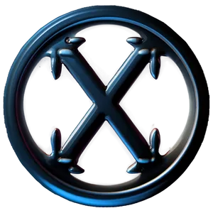 Dark X Symbol Png Mwe PNG Image