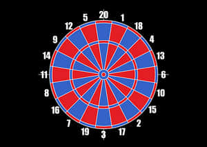Dartboard Vector Illustration PNG image with transparent background