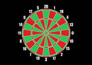 Dartboard Vector Illustration PNG image with transparent background