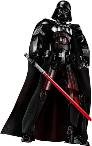 Darth Vader With Lightsaber PNG Image