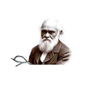 Darwin Naturalist Portrait Png 42 PNG Image