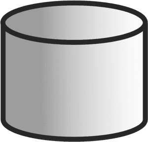 Angle,cylinder,black And White - Database Clipart Black And White, HD Png Download PNG image with transparent background