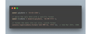 Date Conversion Code Snippet PNG image with transparent background